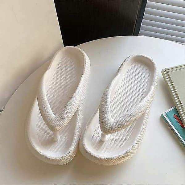Sliders för Kvinnor Män Tjock Sula Flip Flops Sommar Bekväma Sandaler Halkfria Tofflor för Badrum Dusch