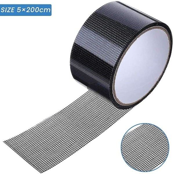 5cm(b) X 200cm(b) Reparationstejp för Myggnät, Vattentät Permeabel Insekt