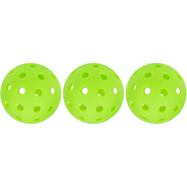 3 Pakka Pickleball-palloa 40 Reikää Ulkokäyttöön Pickleball-pallo Pickleballit Ontto Harjoituspallo Useilla Väreillä Green