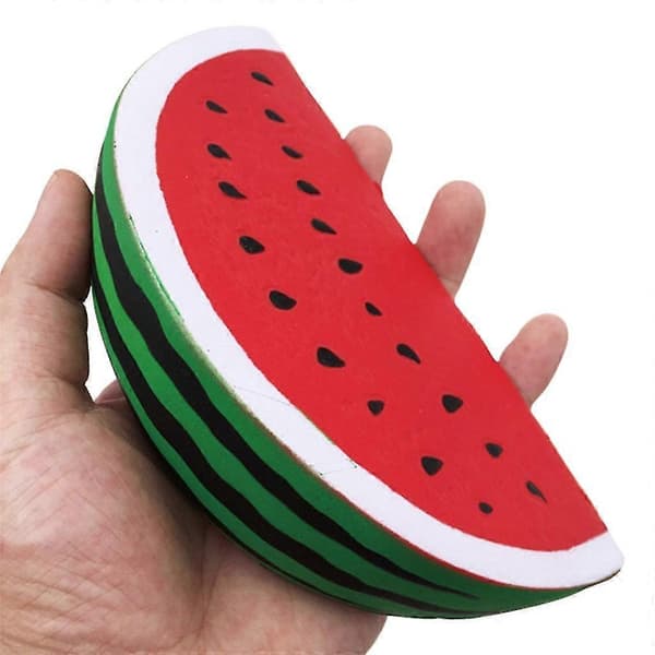 Frukt Vannmelon Squishy Leke Stress Relief Gave Strømpefyll 17.5cm watermelon