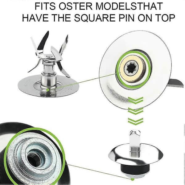 Reservedeler Kompatible Oster & Osterizer Blender Isblader Pakning