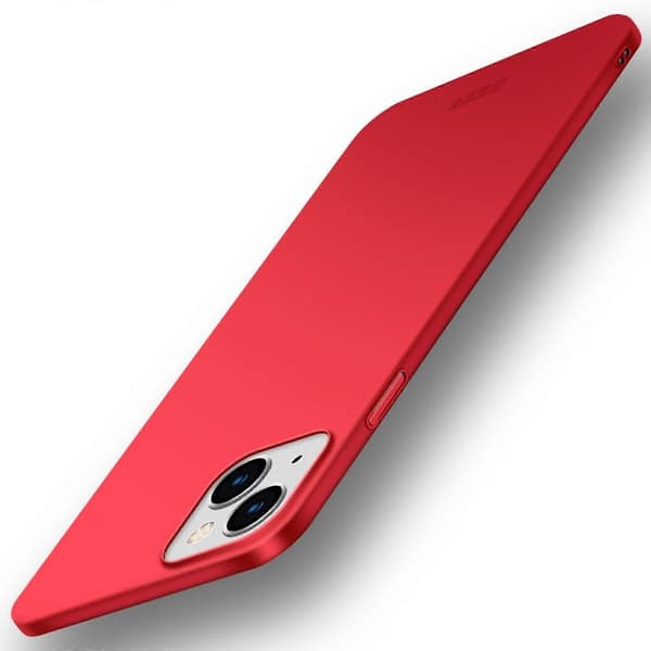 Mofi Frosted PC Ultratynt Hardt Deksel til iPhone 15 Pro Red