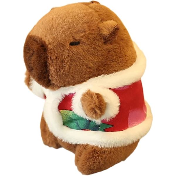 Kapibara-Plush-Avaimenperä Täytetyt Eläimet Avaimenperä Syntymäpäivälahja Pehmeä Realistinen Koristeellinen Reppu-Laukku Ripustus Tytöille Pojille Vest