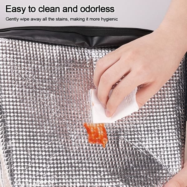 Eristetty lounaslaukku grey