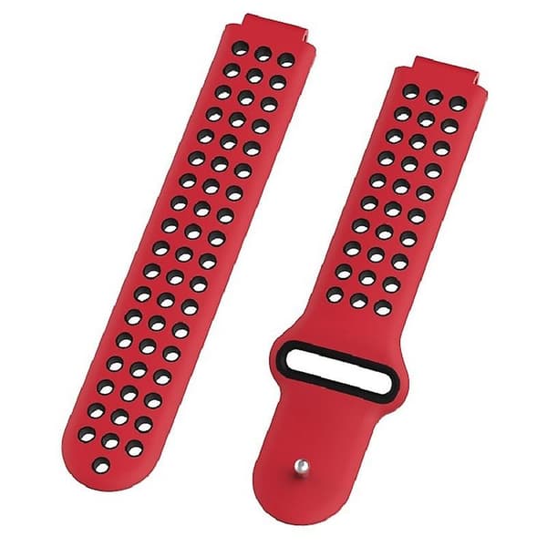 Silikonreim til Garmin Forerunner 220 Red black