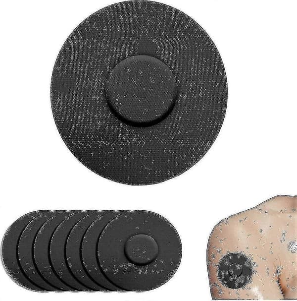 Freestyle Libre Sensor Skydd, Svettåliga CGM Sensor Plåster, Inget I Mitten För Freestyle Libre 1 2 3 Sensor 20 Pcs Black