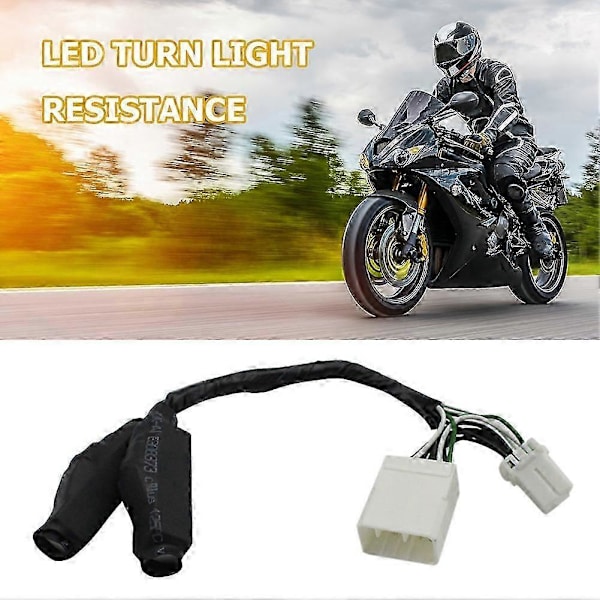 LED Blinklys Equalizer Modstandsstik til Harley Blinklys Blinklys Belastnings Equalizer Modstand Motorcykeldele