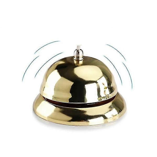 8,5 cm Guld Klocka för Reception, Restaurang, Hotelldisk