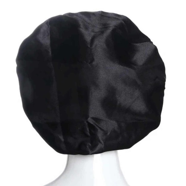 Sovehette - Satin Bonnet - Sovehette Svart One Size svart