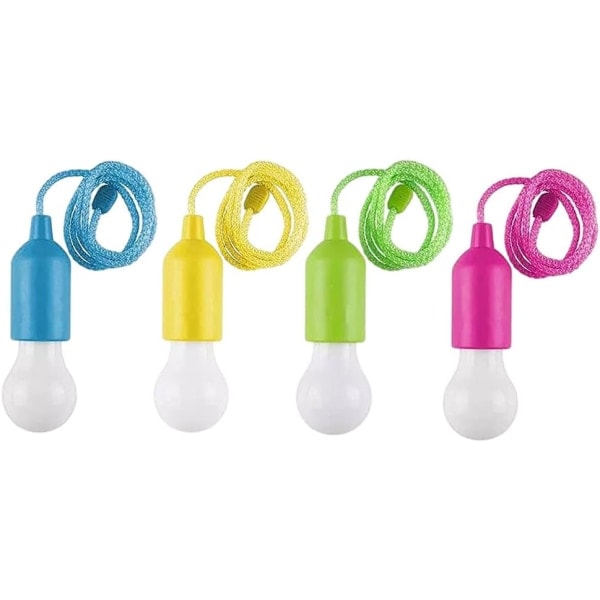 4-pack LED-slingljus, hängande slingljus, bärbar