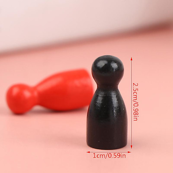 100 st Diameter Bricka Träbricka Bitar Schackbräde Speltillbehör Markeringsfärg