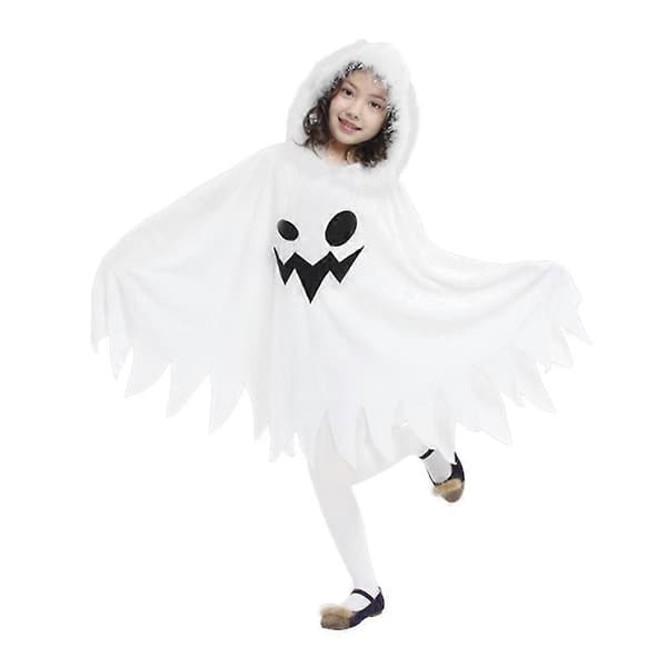 Halloween Kappe Børn Spøgelse Hætte Cosplay Tøj M 100cm