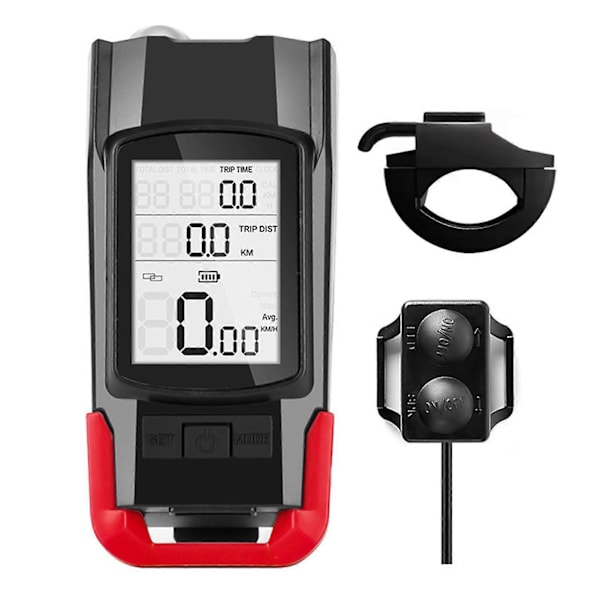 3 i 1 Cykellygter Multifunktionelt Cykeludstyr Red A