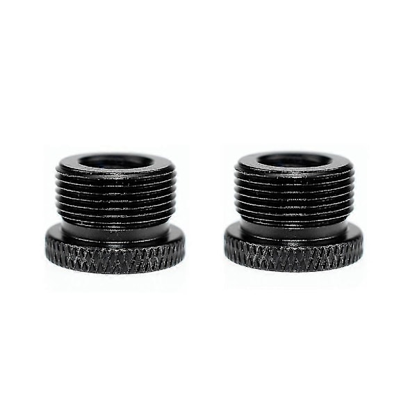 8 st Mikrofontrådsadapter 5/8 Adaptermutter 1/4 till 3/8 Mikrofontillbehör - Svart