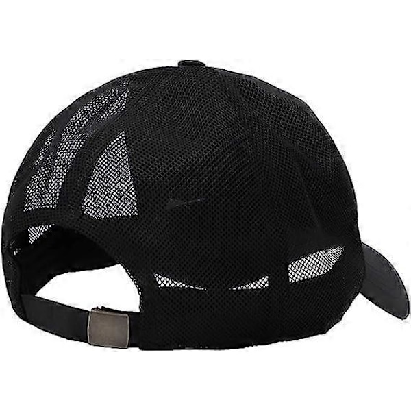 Mesh Hurtigtørrende Baseball Kasket Trucker Hatte Justerbar Hat sort