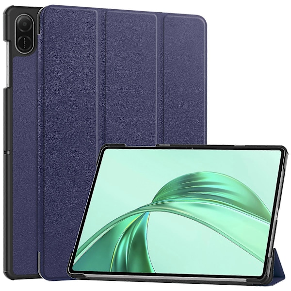 For Honor Pad X8a Fodral Anti-Drop Läder Stativ Tabletskydd Dark Blue