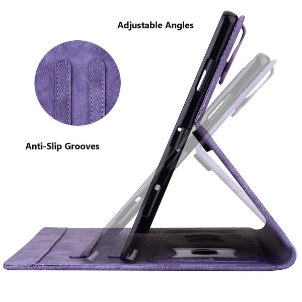 Katt Skinnveske For Lenovo Tab P12 12.7in Purple