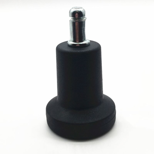 Kontorsstolsglid, 11 mm x 22 mm Kontorsstolsersättningsglid med separata självhäftande glid för kontor, hem (svart)