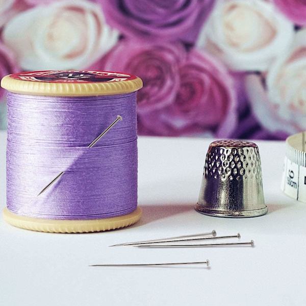 1000 Stykker 1 Tomme Syningspinde Hovedpinde Fint Satin Pin Straight til Dressmaker Smykker Håndværk Syningsprojekter