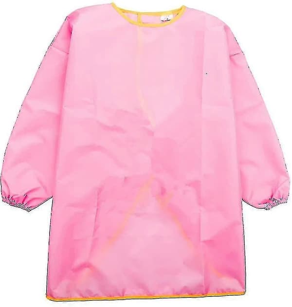 Målarrock för barn, förkläde för barn, haklapp blå, S G -Yx pink S