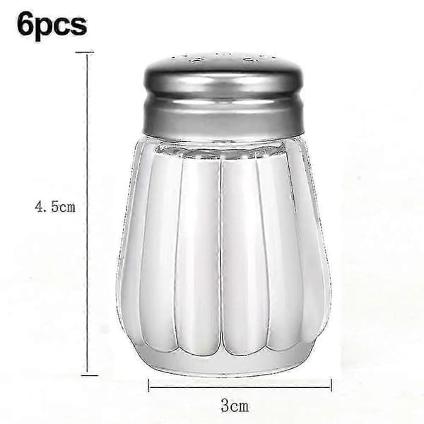 Mini Salt- og Peberbøsser, 15 ml Glas Cube Restnt Salt- og Peberbøsser #YoGu shape2