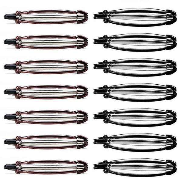 Bærbare, foldbare læsebriller med roterende glas +1.5 +2.0 +2.5 +3.0 Black 250