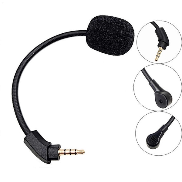 Mic 3.5mm for Kingston HyperX Cloud Revolver Hodetelefoner Gaming Mikrofon Headset