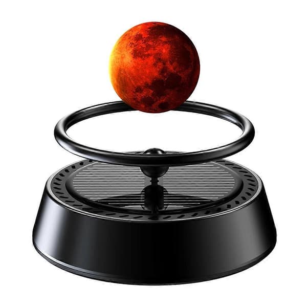 Uppgraderad Roterande Planet Aromaterapi Solar Luftfräschare Hem & Bil Interiör Black