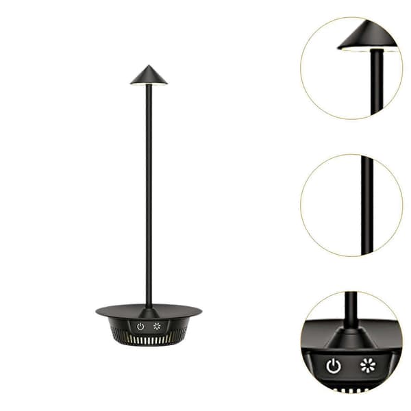 Bordslampa Laddningsbar Bordslampa för Utomhus Sovrum Vardagsrum