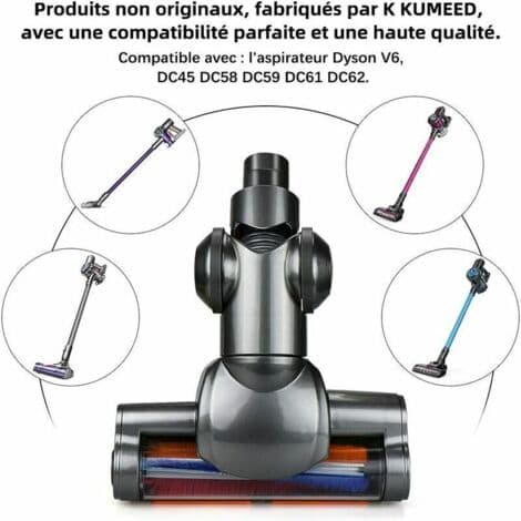 Erstatningsbørste til Dyson DC45 DC58 V6 DC61 DC62 støvsugere - Elektrisk børste til Dyson