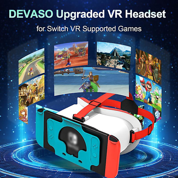 VR-headset för Nintendo Switch OLED-modell/Nintendo Switch 3D VR-glasögon