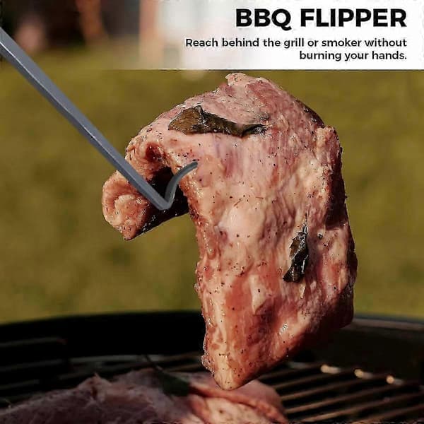 BBQ Matvender, Matvender og Kjøttkrok, Snu Matlagingsvendere Kroker 35cm
