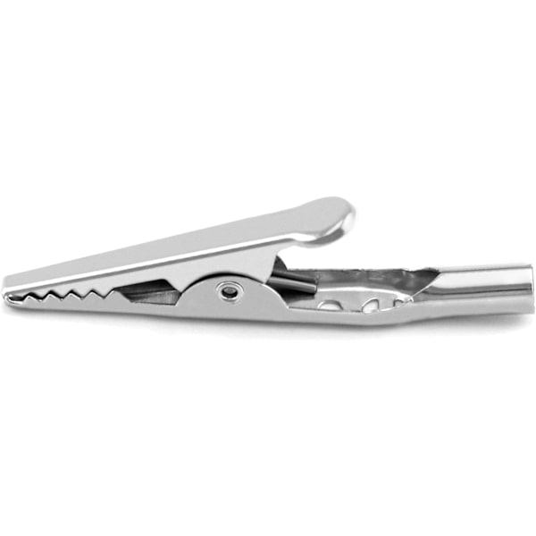 50 stk. Alligator Klemmer, Elektrisk Testkabel Krokodille Klemmer Metal Croc Klemmer til Laboratorie Elektrisk Testarbejde, 2\" / 50mm