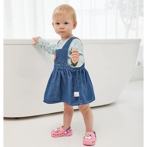 Lasten puutarha- ja rantakengät, liukumattomat, tytöille ja pojille Pink Inhale 14.0cm