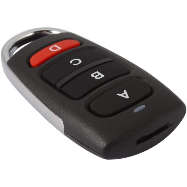 Universal Garage Door Cloning Key Remote Control 433MHz 4 Button Cloners för Garage Door Electric Gate Etc
