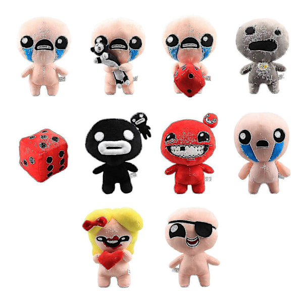 The Binding Of Isaac Plussjdyr Afterbirth Isaac Myk Utstoppa Gave 30cm Høy Kvalitet A8