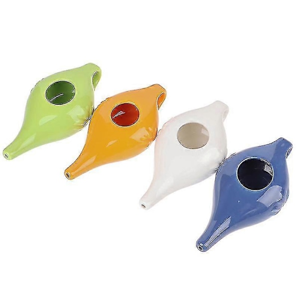 Neti Pot Rengöring Tvätt Näsa Växlare Med Keramiska Saker Nasal Oral Irrigator