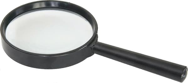 Handhållet Förstoringsglas - 5x Förstoring, Läshjälp, 7,5cm