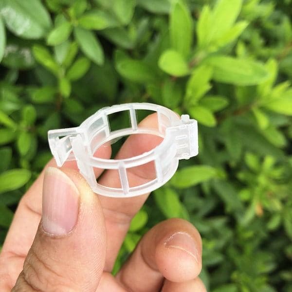 200-pack plastklämmor för trädgårdsstöd, tomatklämmor 100st