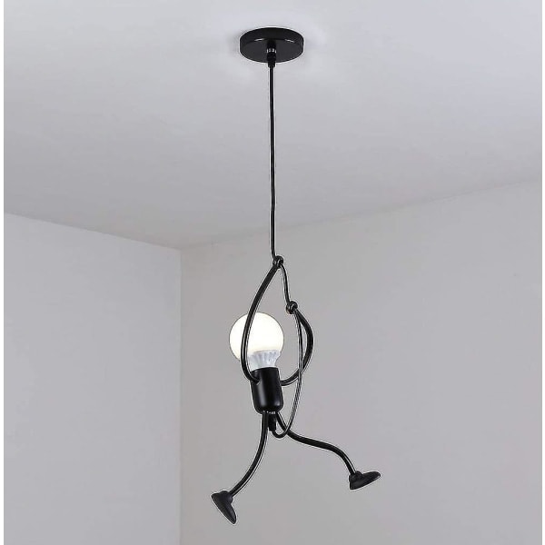 Jern hengelampe, kreativ lysekrone, hengelampe, taklampe for barnerom, soverom, stue, gang, kjøkken - lampe ikke inkludert