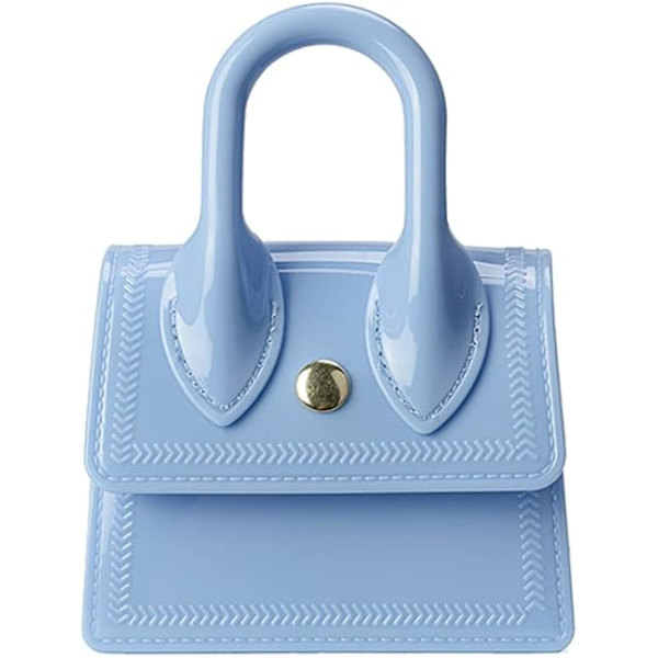 Damer Skuldervesker - Søte Quiltede Lærvesker - Små Håndvesker - Tote Messenger Vesker - Satchel for Tenåringsjenter Blue