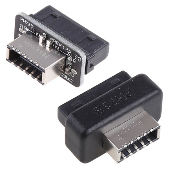 Emolevä USB3.0 (3.1 Gen 2) 19-nastainen liitin USB 3.1 Type-E 20-nastaiseen A-avaimelliseen liittimeen