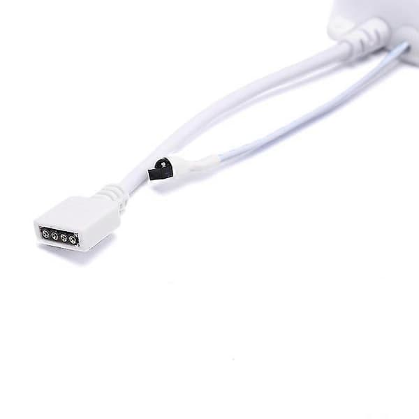 LED RGB-kontroller 24-knapps IR-fjärrkontroll DC12V Dimmer Kontrollbox för LED-strip