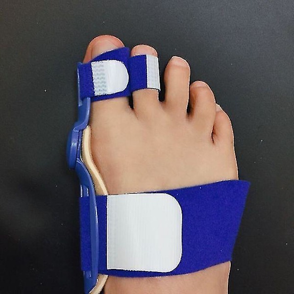 2 st Skräddarknuta Korrigerare, Knäskydd, Fot Smärta Lindring Hallux Valgus Tå Korrigerare Justerbar Blue 2pcs