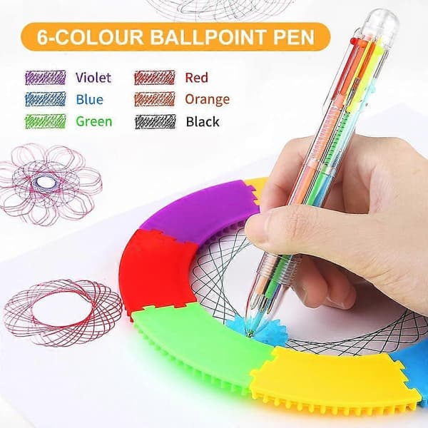 Spirograph, Spirograph Deluxe-sett, Spirograph Original, Spirograph Art Design-sett, Spirograph Kids, Kunst og håndverk, Gaver til barn og voksne