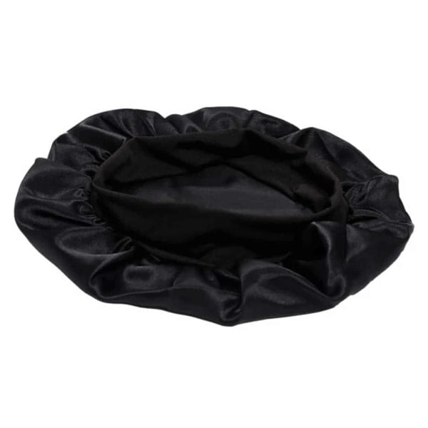 Sovehette - Satin Bonnet - Sovehette Svart One Size svart
