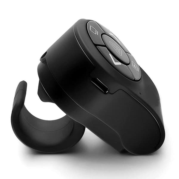 Bluetooth Trådløs Presenter, RF 2.4GHz Presentasjonsklikker, Fingerring Fjernkontroll PowerPoint PPT Sli