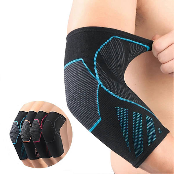 Elastiskt stöd för armbåge (1 par) - Stöd för tennisarmbåge och golfarmbåge