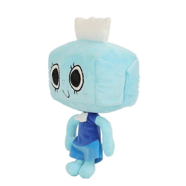 Dandy's World Horror Games Plyschleksak, Cartoon Toys Plushies, Pebble Scrap Poppy Goob Dockdocka Present till Fans Vänner Blue