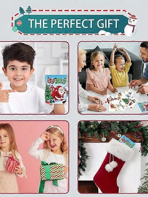 Jouluaiheinen korttipeli, perhepeli kortti ONKI